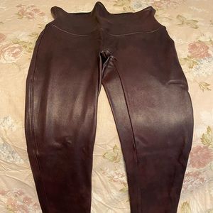 Spanx Faux Leather Leggings